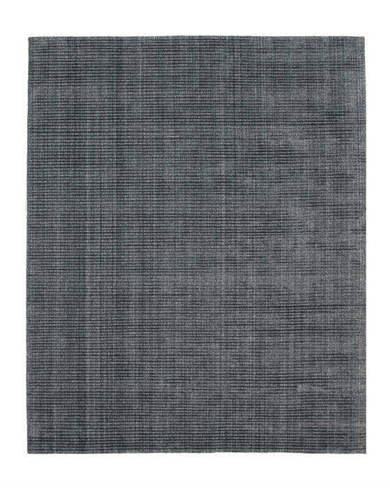 Blue Hand Made 80 X 100 Area Rug 834-131515 Image 0