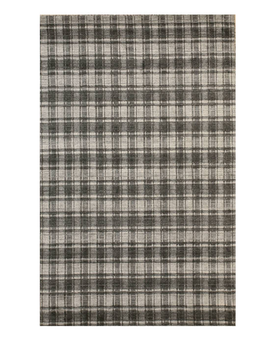 Modern-Contemporary Grey Hand Made 50 X 80 Area Rug 834-131519 Image 0