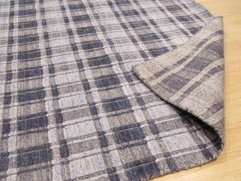 Modern-Contemporary Blue Hand Made 50 X 80 Area Rug 834-131520 Image 2