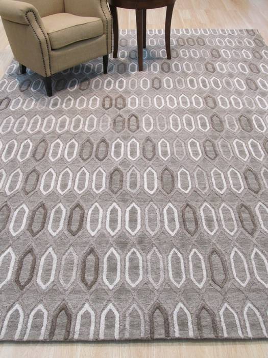 Brown Hand Made 90 X 120 Area Rug 834-131529 Image 3