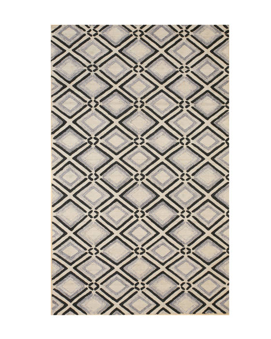 Modern-Contemporary Blue Hand Made 50 X 80 Area Rug 834-131537 Image 0