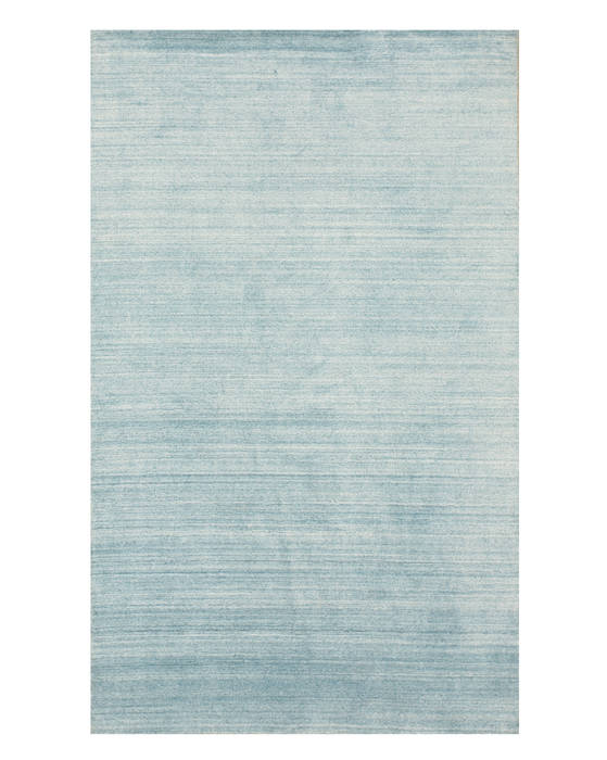 Modern-Contemporary Blue Hand Made 90 X 120 Area Rug 834-131563 Image 0