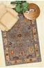 Oushak Blue Machine Made 89 X 119 Area Rug 834-131579 Thumb 3