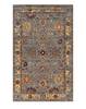 Oushak Blue Machine Made 89 X 119 Area Rug 834-131579 Thumb 0