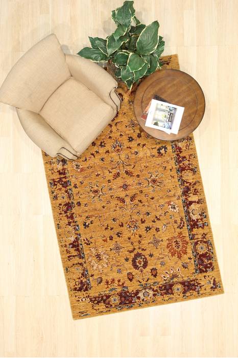 Oushak Red Machine Made 50 X 80 Area Rug 834-131585 Image 6
