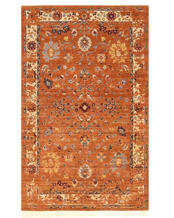 Serapi Blue Machine Made 96 X 136 Area Rug 834-131588 Image 0