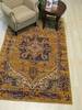 Serapi Yellow Machine Made 79 X 99 Area Rug 834-131594 Thumb 3
