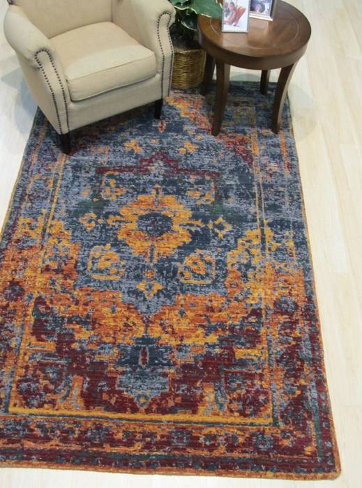 Serapi Blue Machine Made 50 X 80 Area Rug 834-131605 Image 3