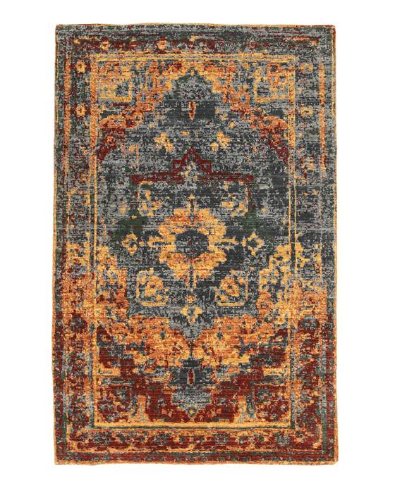 Serapi Blue Machine Made 50 X 80 Area Rug 834-131605 Image 0