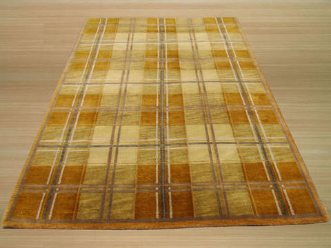 Brown Hand Knotted 60 X 87 Area Rug 834-131611 Image 2