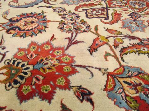 Beige Hand Knotted 104 X 151 Area Rug 834-131617 Image 4