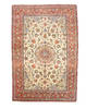  Beige Hand Knotted 104 X 151  Area Rug 834-131617 Thumb 0