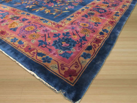 Blue Hand Knotted 120 X 175 Area Rug 834-131622 Image 1
