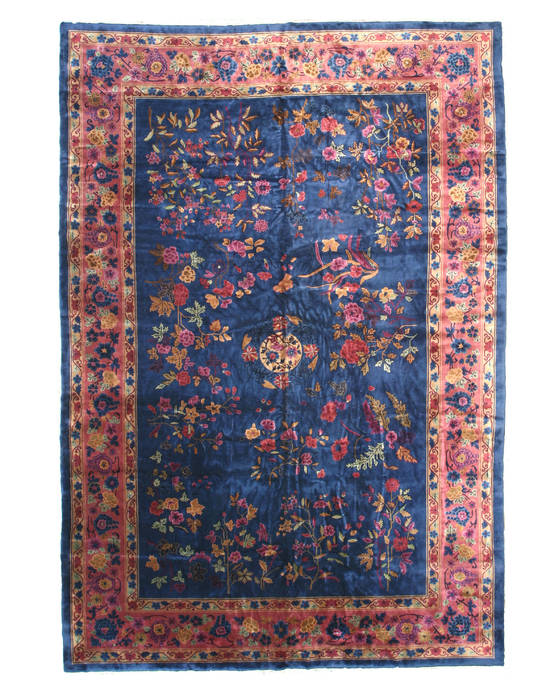 Blue Hand Knotted 120 X 175 Area Rug 834-131622 Image 0