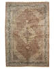 Tabriz Brown Hand Knotted 112 X 161 Area Rug 834-131625 Thumb 0