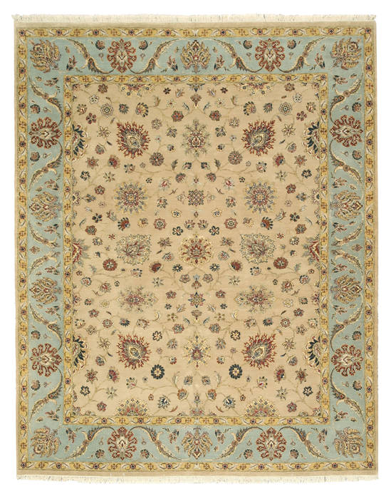Beige Hand Knotted 710 X 99 Area Rug 834-131636 Image 0