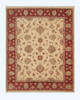 Agra Beige Hand Knotted 80 X 101  Area Rug 834-131639 Thumb 0