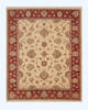 Agra Beige Hand Knotted 80 X 101 Area Rug 834-131639 Thumb 0