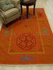 Kilim Red Hand Made 80 X 100 Area Rug 834-131680 Thumb 3