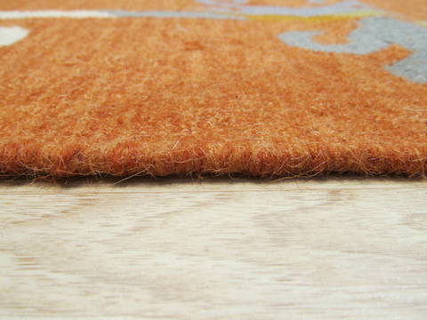 Kilim Red Hand Made 56 X 80 Area Rug 834-131683 Image 4