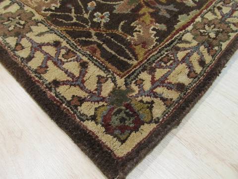 Brown Square Hand Tufted 60 X 60 Area Rug 834-131703 Image 1