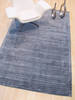 Modern-Contemporary Blue Hand Woven 79 X 99  Area Rug 834-131733 Thumb 3