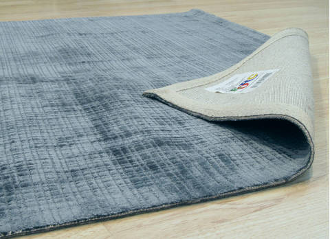 Modern-Contemporary Blue Hand Woven 89 X 119 Area Rug 834-131734 Image 2