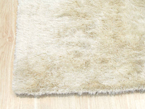 Shaggy Beige Hand Made 89 X 119 Area Rug 834-131756 Image 1