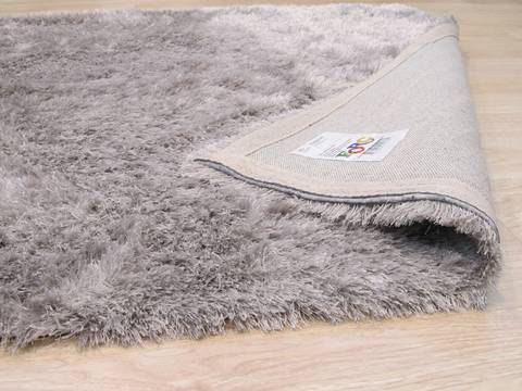 Shaggy Grey Hand Made 89 X 119 Area Rug 834-131759 Image 2