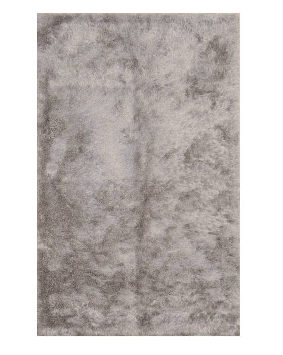 Shaggy Grey Hand Made 89 X 119 Area Rug 834-131759 Image 0
