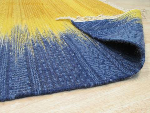 Yellow Hand Made 80 X 100 Area Rug 834-131764 Image 2