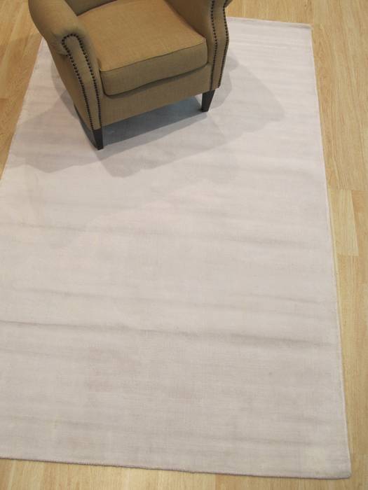 Modern-Contemporary Beige Hand Made 40 X 60 Area Rug 834-131770 Image 3