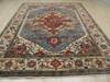 Serapi Blue Hand Knotted 100 X 140  Area Rug 834-131779 Thumb 2