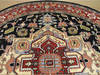 Serapi Blue Round Hand Knotted 80 X 80 Area Rug 834-131804 Thumb 2