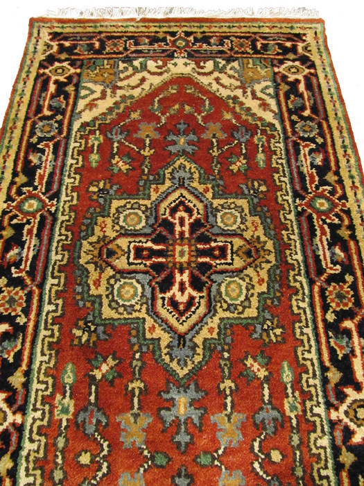 Serapi Red Runner Hand Knotted 26 X 60 Area Rug 834-131813 Image 2