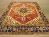 Serapi Red Hand Knotted 60 X 90 Area Rug 834-131818 Thumb 2
