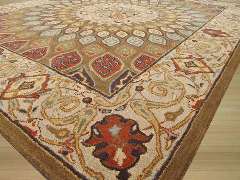Brown Hand Tufted 96 X 136 Area Rug 834-131837 Image 2