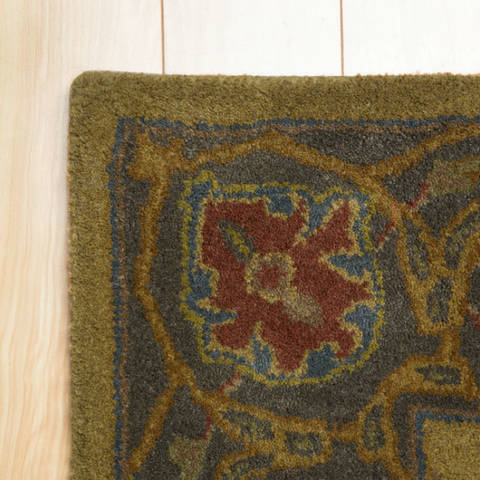 Yellow Hand Tufted 89 X 119 Area Rug 834-131848 Image 1