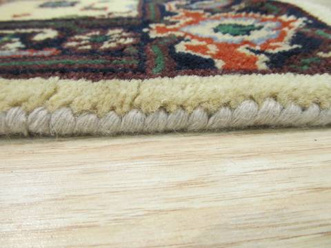 Mahal Blue Runner Hand Knotted 26 X 80 Area Rug 834-131861 Image 3