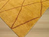 Moroccan Yellow Hand Knotted 80 X 100 Area Rug 834-131873 Thumb 1