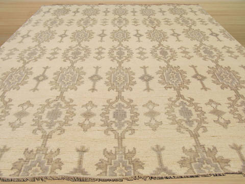 Beige Hand Knotted 80 X 100 Area Rug 834-131876 Image 2