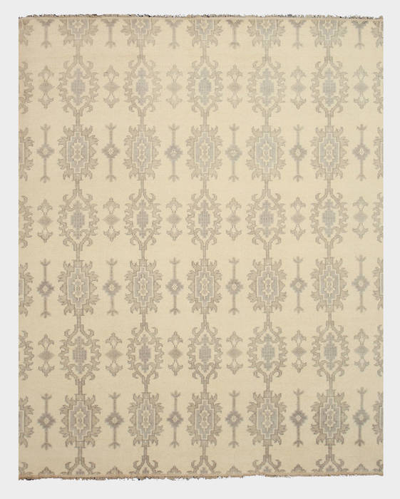 Beige Hand Knotted 80 X 100 Area Rug 834-131876 Image 0