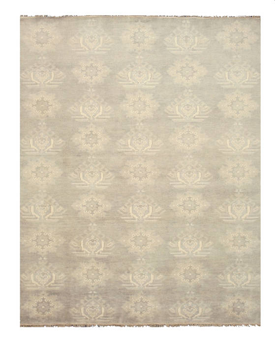 Grey Hand Knotted 90 X 120 Area Rug 834-131885 Image 0