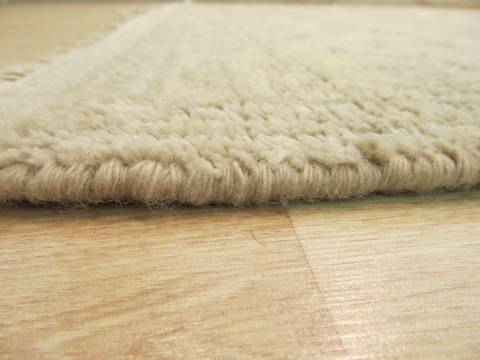 Oushak Beige Hand Knotted 90 X 120 Area Rug 834-131890 Image 3