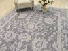 Oushak Grey Hand Knotted 90 X 120  Area Rug 834-131895 Thumb 1