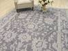Oushak Grey Hand Knotted 90 X 120 Area Rug 834-131895 Thumb 1
