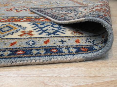 Kazak Blue Hand Knotted 100 X 140 Area Rug 834-131900 Image 2