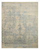 Modern-Contemporary Beige Hand Knotted 92 X 119  Area Rug 834-131916 Thumb 0