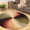 Modern-Contemporary Multicolor Round Hand Tufted 60 X 60  Area Rug 834-131924 Thumb 3