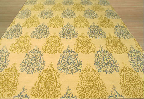 Beige Hand Tufted 79 X 99 Area Rug 834-131940 Image 2